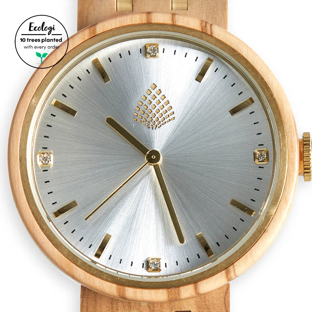 The Teak: Natural Wood Watch - Eco-Friendly, Handcrafted Timepiece