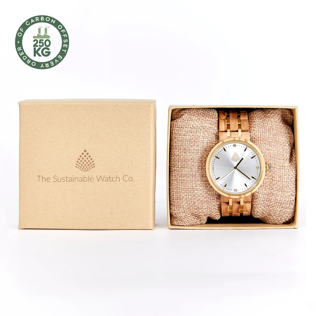 The Teak: Natural Wood Watch - Eco-Friendly, Handcrafted Timepiece