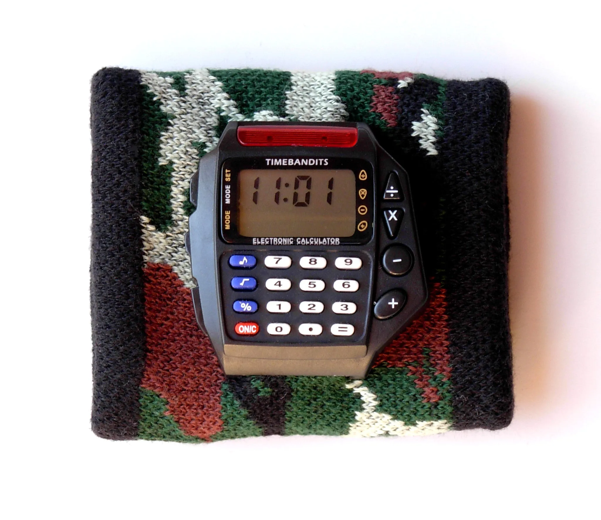 TIMEBANDITS Retro Digital Calculator Watch DCAL30BK