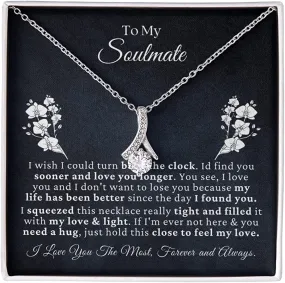 To My Beautiful Soulmate Necklace for her Jewelry For Her, Couples Gifts, Gifts For My Wife Girlfriend