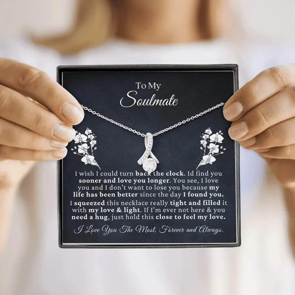 To My Beautiful Soulmate Necklace for her Jewelry For Her, Couples Gifts, Gifts For My Wife Girlfriend