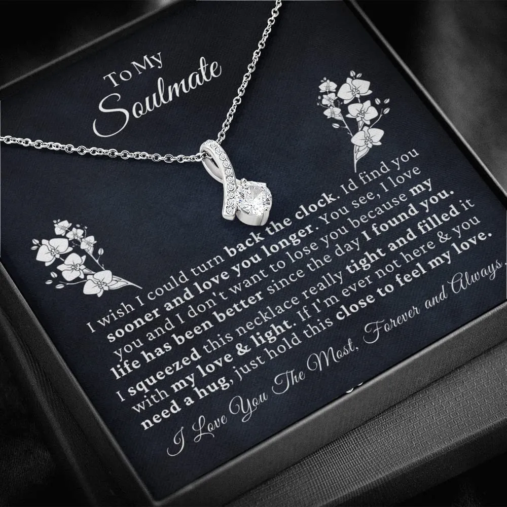 To My Beautiful Soulmate Necklace for her Jewelry For Her, Couples Gifts, Gifts For My Wife Girlfriend