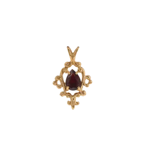 Vintage Garnet Baroque Charm