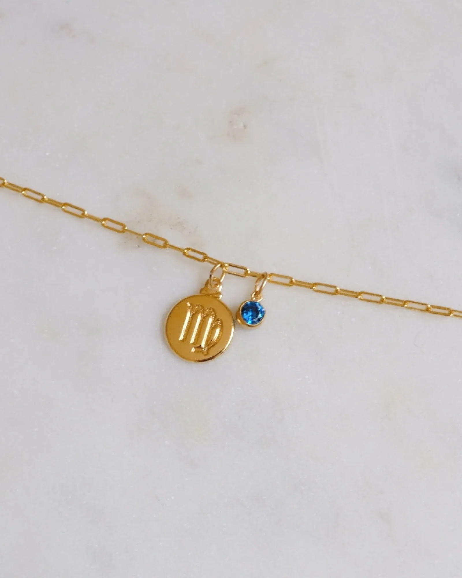 Virgo Zodiac Anklet