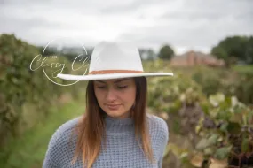 Wide Brim Hat - White