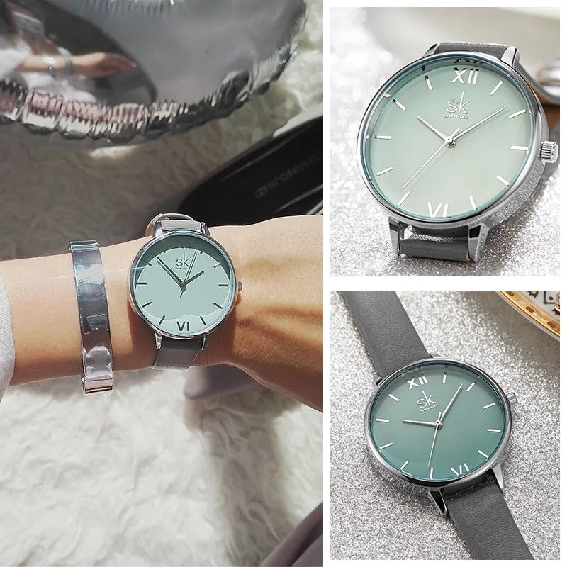 Women's Watch Simple Fashion Personality Waterproof Belt Quartz Watch