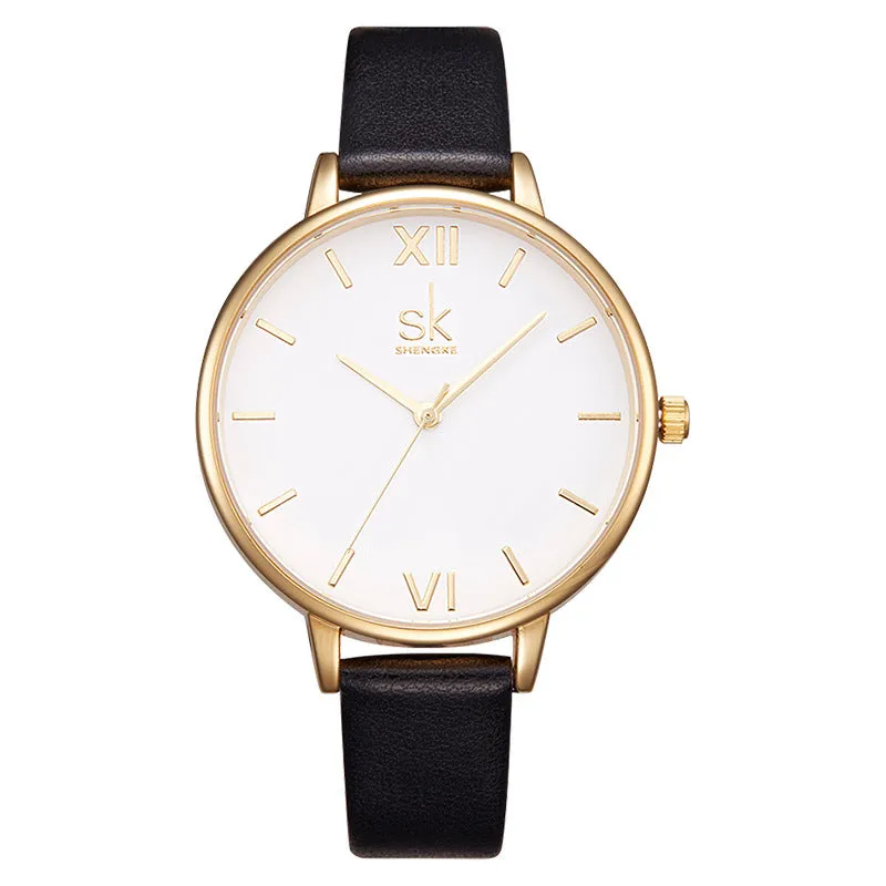 Women's Watch Simple Fashion Personality Waterproof Belt Quartz Watch