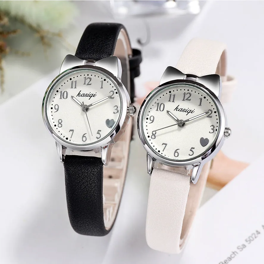 Women's Watch Women's Belt Student Small Cute Wild Fashion Watch Electronic Quartz Watch