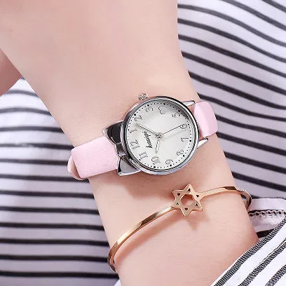 Women's Watch Women's Belt Student Small Cute Wild Fashion Watch Electronic Quartz Watch