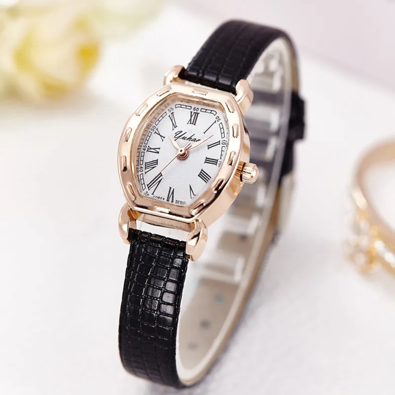 Women's Watch Women's Korean-Style Trendy Retro Belt Electronic Simple Student Ladies Fashion Watch