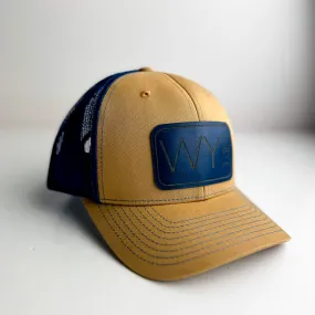 WY Trucker Hat | Mustard   Huckleberry